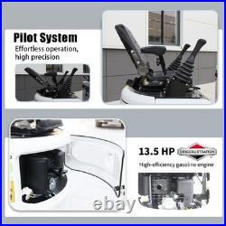 Mini Excavator Pilot System B&S Engine with Excavator Flail Mower Free Shipping