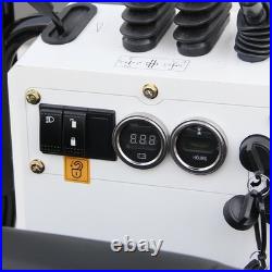 Mini Excavator Pilot System B&S Engine with Excavator Flail Mower Free Shipping