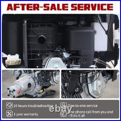 Mini Excavator Pilot System B&S Engine with Flail Mower Attachment Free Shipping