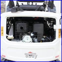 Mini Excavator Pilot System B&S Engine with Flail Mower Attachment Free Shipping