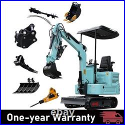 Mini Excavator Pilot System KUBOTA Engine 1.4Ton Digger with 6 Attachment Ripper