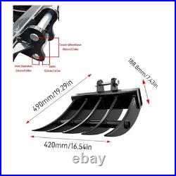 Mini Excavator Pilot System KUBOTA Engine 1.4Ton Digger with 6 Attachment Ripper