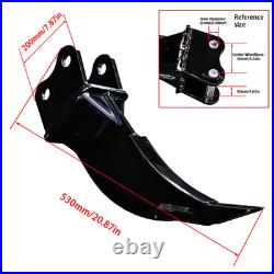 Mini Excavator + Ripper Attachment 1Ton Hydraulic Thumb Crawler Gasoline 13.5HP