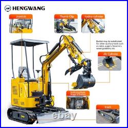 Mini Excavator Sale! Chassis Extension And Boom Swing Free shipping 3000lbs
