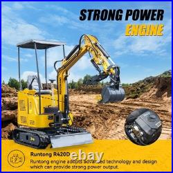 Mini Excavator Sale! Chassis Extension And Boom Swing Free shipping 3000lbs