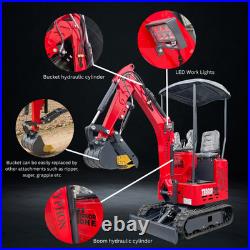 Mini Excavator TYPHON TERROR ONE STORM 1 Ton 13.5 hp B&S engine 13 Attachments Mini Excavator TYPHON TERROR ONE STORM 1 Ton 13.5 hp B&S engine 13 Attachments