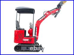 Mini Excavator TYPHON TERROR ONE STORM 1 Ton 13.5 hp B&S engine 13 Attachments Mini Excavator TYPHON TERROR ONE STORM 1 Ton 13.5 hp B&S engine 13 Attachments