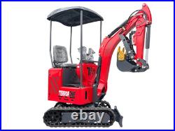 Mini Excavator TYPHON TERROR ONE STORM 1 Ton 13.5 hp B&S engine 13 Attachments Mini Excavator TYPHON TERROR ONE STORM 1 Ton 13.5 hp B&S engine 13 Attachments
