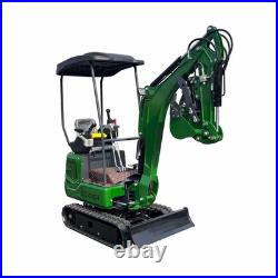 Mini Excavator Tracked Crawler B&S Engine with Retractable Track Hydraulic Thumb