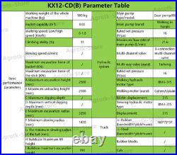 Mini Excavator Tracked Crawler B&S Engine with Retractable Track Hydraulic Thumb