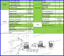 Mini Excavator Tracked Crawler B&S Engine with Retractable Track Hydraulic Thumb