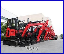 Mini Excavator Trench Digger TYPHON TERROR X2 2.7 Ton EPA Diesel Perkins Engine