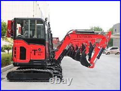 Mini Excavator Trench Digger TYPHON TERROR X2 2.7 Ton EPA Diesel Perkins Engine