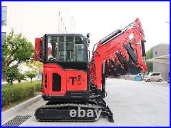 Mini Excavator Trench Digger TYPHON TERROR X2 2.7 Ton EPA Diesel Perkins Engine