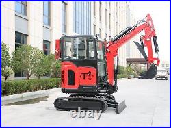 Mini Excavator Trench Digger TYPHON TERROR X2 2.7 Ton EPA Diesel Perkins Engine