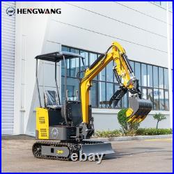 Mini Excavator With Chassis Extension And Boom Swing 15HP Free Shipping Mini Excavator With Chassis Extension And Boom Swing 15HP Free Shipping
