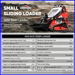 Mini Excavator withPilot Control System Stand-On Mini Skid Steer Loader US Stock Mini Excavator withPilot Control System Stand-On Mini Skid Steer Loader US Stock