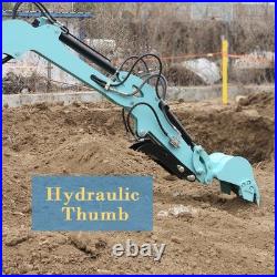 Mini Excavator with Kubota Engine 1.4ton + Rake Quick Change Auger Drill Hammer Mini Excavator with Kubota Engine 1.4ton + Rake Quick Change Auger Drill Hammer