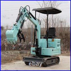 Mini Excavator with Kubota Engine 1.4ton + Rake Quick Change Auger Drill Hammer Mini Excavator with Kubota Engine 1.4ton + Rake Quick Change Auger Drill Hammer