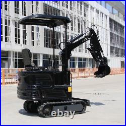 Mini excavator 13.5HP equipped with hydraulic system, 1TON crawler excavator New Mini excavator 13.5HP equipped with hydraulic system, 1TON crawler excavator New