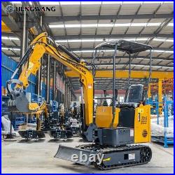Mini excavator Chassis Extension And Boom Side Swing EPA 13.5hp HW small digger