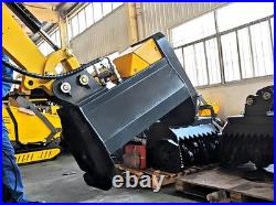 Mini excavator Flail Mower Hydraulic Mowing Excavator Attachment for Mini Digger