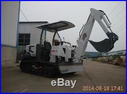 NEW 1.8T MINI XW-16 Hydraulic Crawler Excavator Bulldoz Sea Shipped To Worldwide