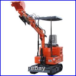 NEW 1 TON Mini Excavator 13.5HP B&S EPA Engine Hydraulic Thumb Free Shipping
