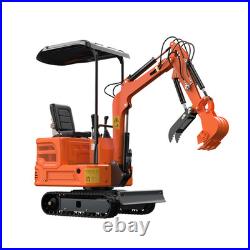 NEW 1 TON Mini Excavator 13.5HP B&S EPA Engine Hydraulic Thumb Free Shipping