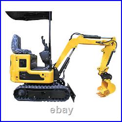 NEW 1 Ton Hydraulic Mini Excavator Tracked Crawler 13.5HP Gas B&S EPA Engine