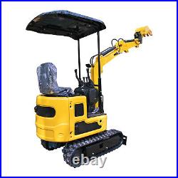 NEW 1 Ton Hydraulic Mini Excavator Tracked Crawler 13.5HP Gas B&S EPA Engine