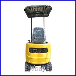 NEW 1 Ton Hydraulic Mini Excavator Tracked Crawler 13.5HP Gas B&S EPA Engine