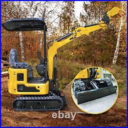 NEW 1 Ton Hydraulic Mini Excavator Tracked Crawler 13.5HP Gas B&S EPA Engine