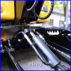 NEW 1 Ton Hydraulic Mini Excavator Tracked Crawler 13.5HP Gas B&S EPA Engine