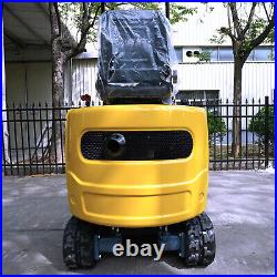 NEW 1 Ton Hydraulic Mini Excavator Tracked Crawler 13.5HP Gas B&S EPA Engine