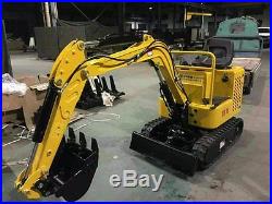 NEW 1 Ton MINI YH10 Hydraulic Crawler Excavator Bulldoz Shipped by Sea
