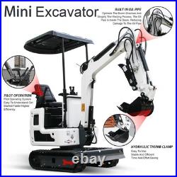 NEW 1 Ton Mini Excavator + Mini Skirt Steer Loader B&S Engine Free Shipping EPA