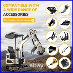 NEW 1 Ton Mini Excavator + Mini Skirt Steer Loader B&S Engine Free Shipping EPA