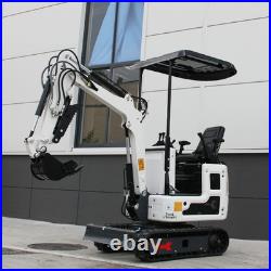 NEW 1 Ton Mini Excavator + Mini Skirt Steer Loader B&S Engine Free Shipping EPA
