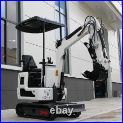 NEW 1 Ton Mini Excavator + Mini Skirt Steer Loader B&S Engine Free Shipping EPA