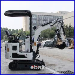 NEW 1 Ton Mini Excavator + Mini Skirt Steer Loader B&S Engine Free Shipping EPA