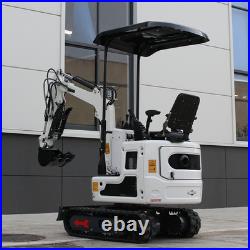NEW 1 Ton Mini Excavator + Mini Skirt Steer Loader B&S Engine Free Shipping EPA