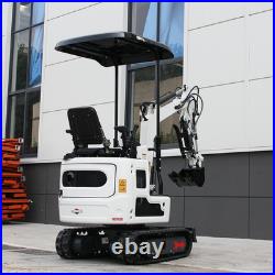 NEW 1 Ton Mini Excavator + Mini Skirt Steer Loader B&S Engine Free Shipping EPA