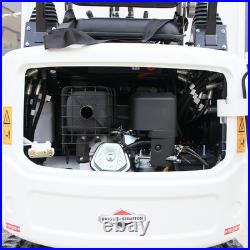 NEW 1 Ton Mini Excavator + Mini Skirt Steer Loader B&S Engine Free Shipping EPA