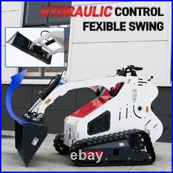 NEW 1 Ton Mini Excavator + Mini Skirt Steer Loader B&S Engine Free Shipping EPA