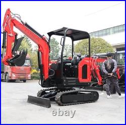 NEW 25HP Mini Excavator 2.5 Ton Trench Digger with EPA Diesel Perkins Engine