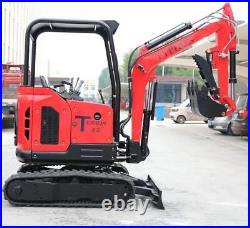 NEW 25HP Mini Excavator 2.5 Ton Trench Digger with EPA Diesel Perkins Engine