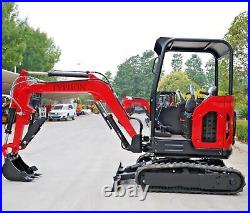 NEW 25HP Mini Excavator 2.5 Ton Trench Digger with EPA Diesel Perkins Engine