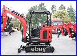 NEW 25HP Mini Excavator 2.5 Ton Trench Digger with EPA Diesel Perkins Engine