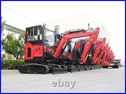 NEW 25HP Mini Excavator 2.5 Ton Trench Digger with EPA Diesel Perkins Engine